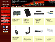 Tablet Screenshot of digiboard-products.com